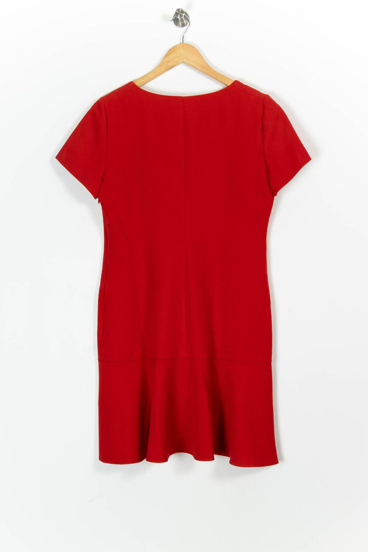 Robe Midi Rouge - Taille XL/42 de la marque Caroll | PARAD97617 - Vendu par Paradigme - Image 4