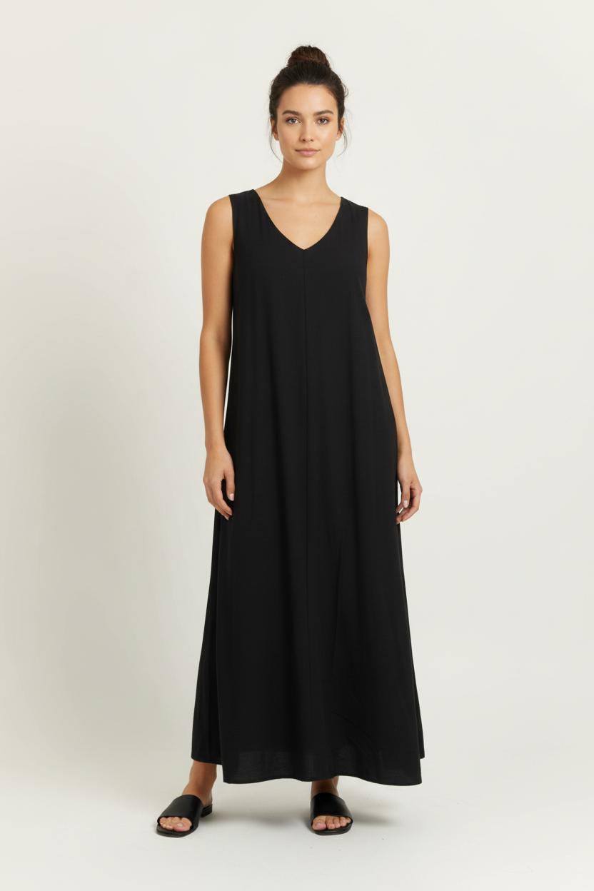 Robe Longue Noire - Taille XL/42 de la marque Comptoir des Cotonniers | PARAD97624 - Vendu par Paradigme - Image 1