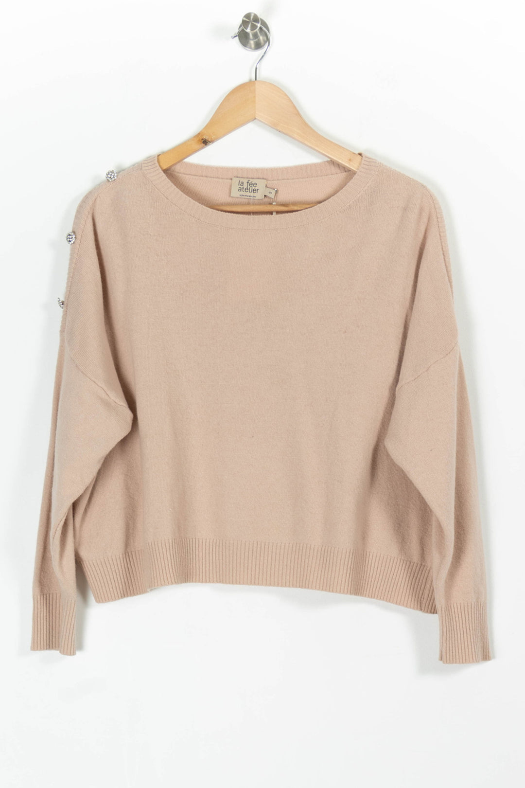 Pull Rose - Taille S/36 de la marque La Fée Maraboutée | PARAD97627 - Vendu par Paradigme - Image 2