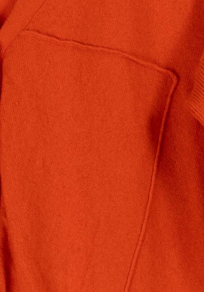 Cardigan Orange - Taille L/40 de la marque Notshy Cashmere | PARAD97628 - Vendu par Paradigme - Image 3