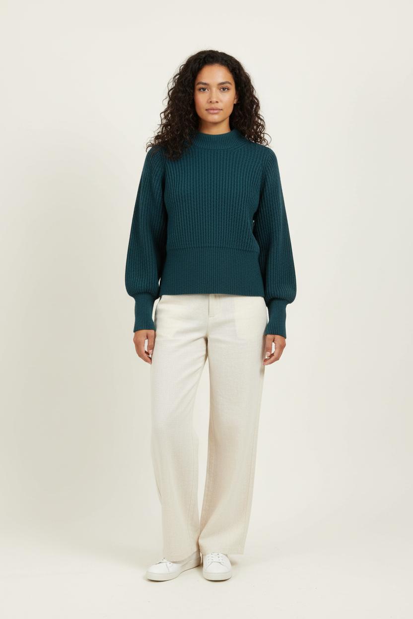 Pull Bleu - Taille S/36 de la marque La Fée Maraboutée | PARAD97629 - Vendu par Paradigme - Image 1