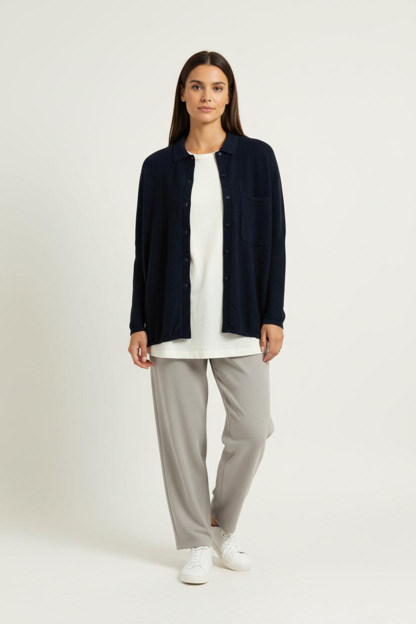 Cardigan Bleu - Taille M/38 de la marque Notshy Cashmere | PARAD97631 - Vendu par Paradigme - Image 1