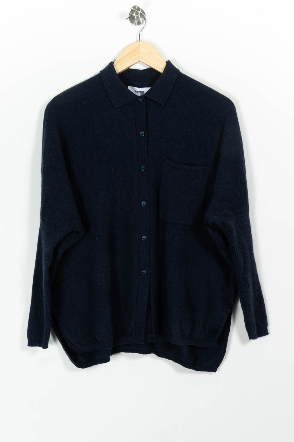 Cardigan Bleu - Taille M/38 de la marque Notshy Cashmere | PARAD97631 - Vendu par Paradigme - Image 2