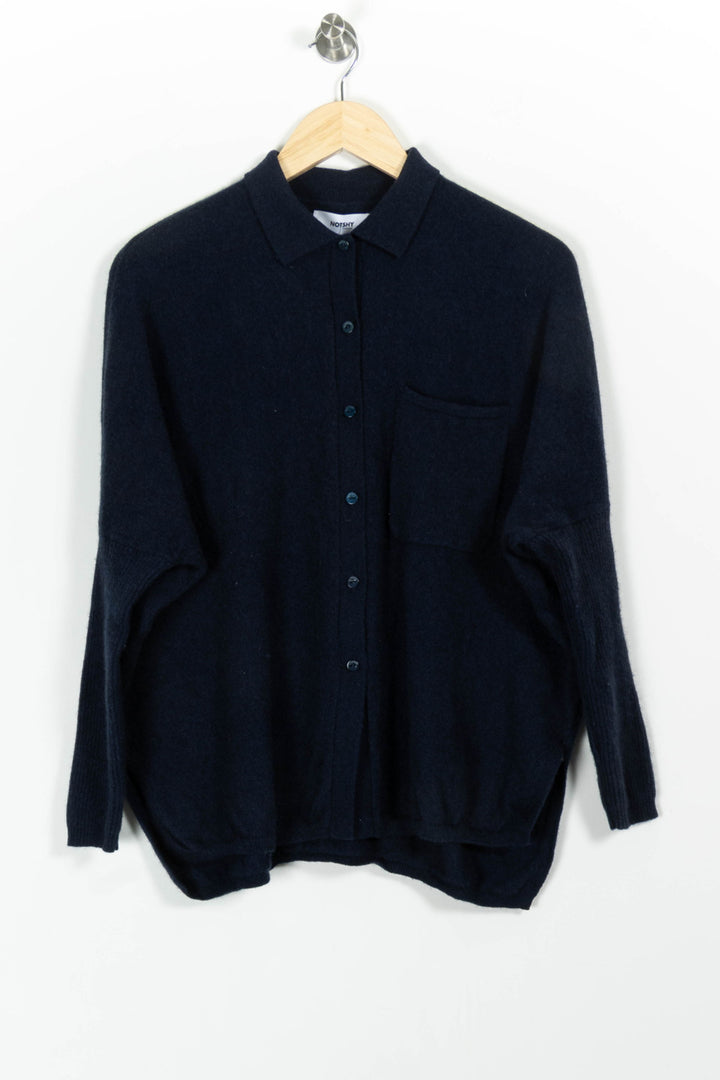 Cardigan Bleu - Taille M/38 de la marque Notshy Cashmere | PARAD97631 - Vendu par Paradigme - Image 2