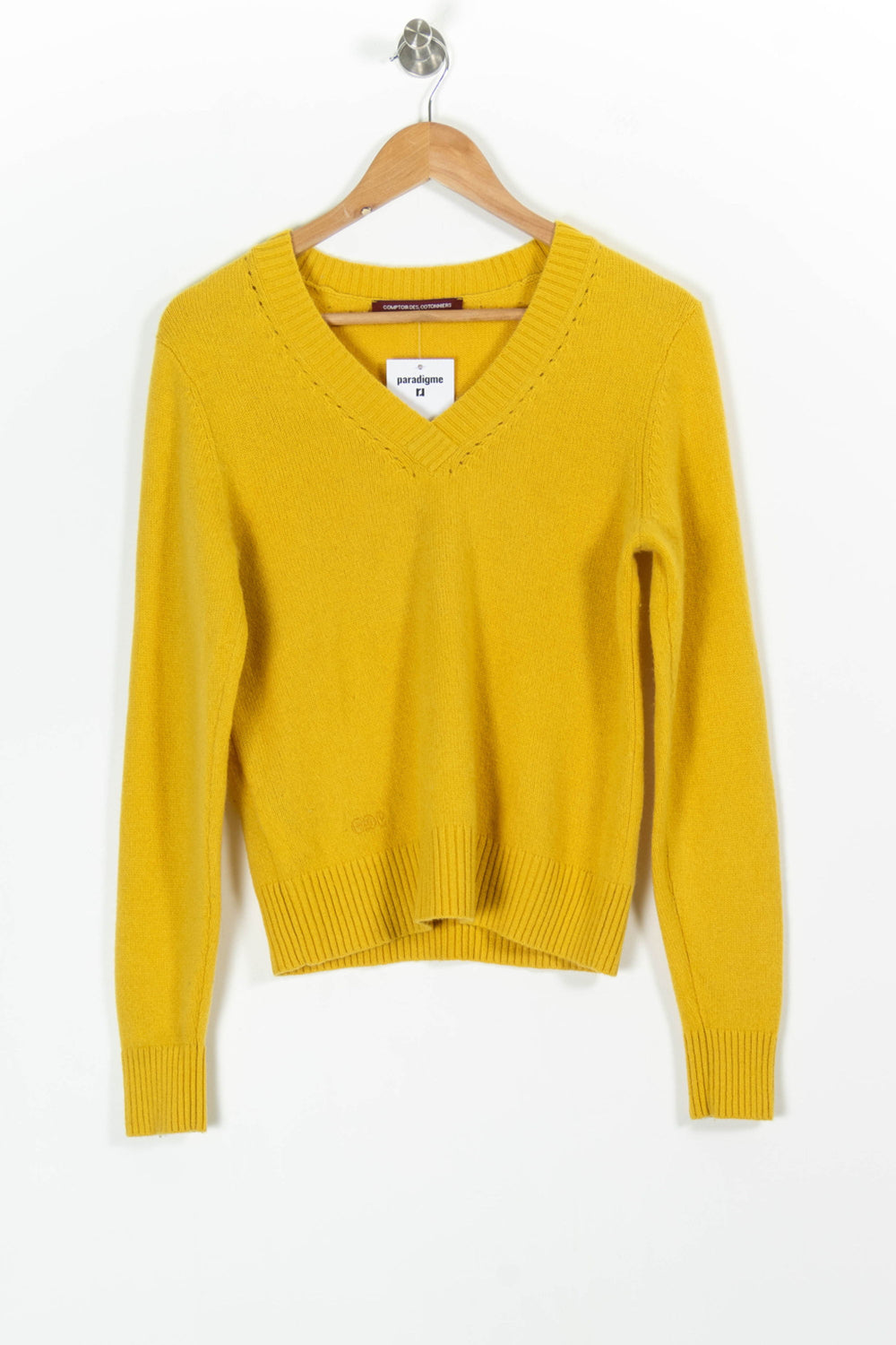 Pull Jaune - Taille M/38 de la marque Comptoir des Cotonniers | PARAD97632 - Vendu par Paradigme - Image 2