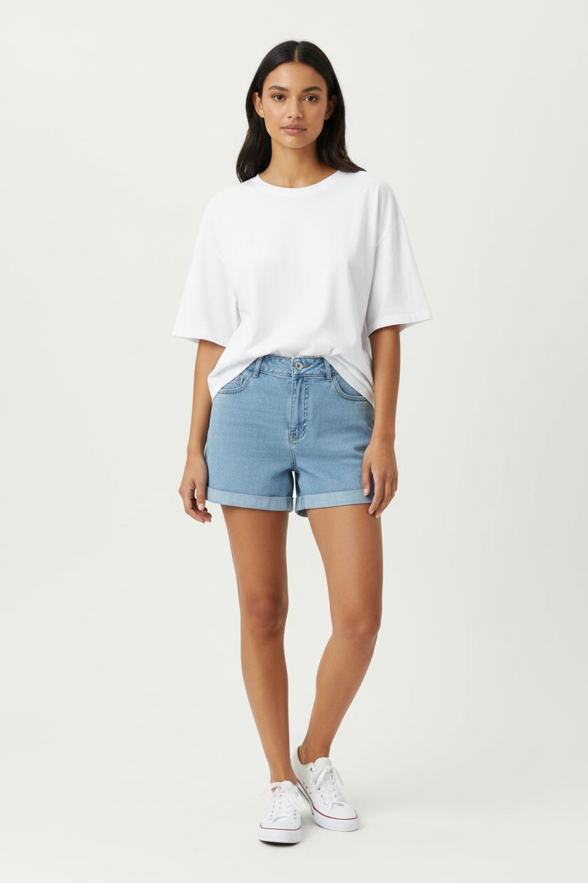 Short en Jean Bleu - Taille XL/42 de la marque Karl Marc John | PARAD97633 - Vendu par Paradigme - Image 1