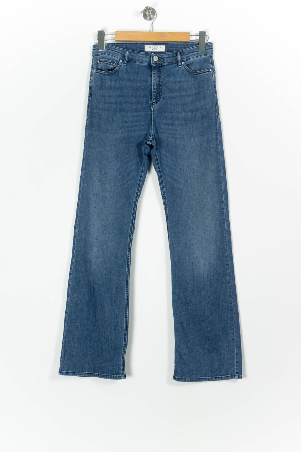 Jean Évasé Bleu - Taille M/38 de la marque IKKS | PARAD97636 - Vendu par Paradigme - Image 2