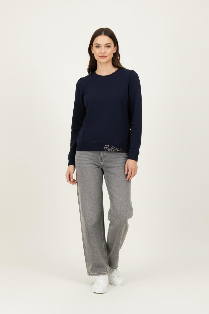 Sweat Bleu - Taille M/38 de la marque Maison 123 | PARAD97637 - Vendu par Paradigme - Image 1