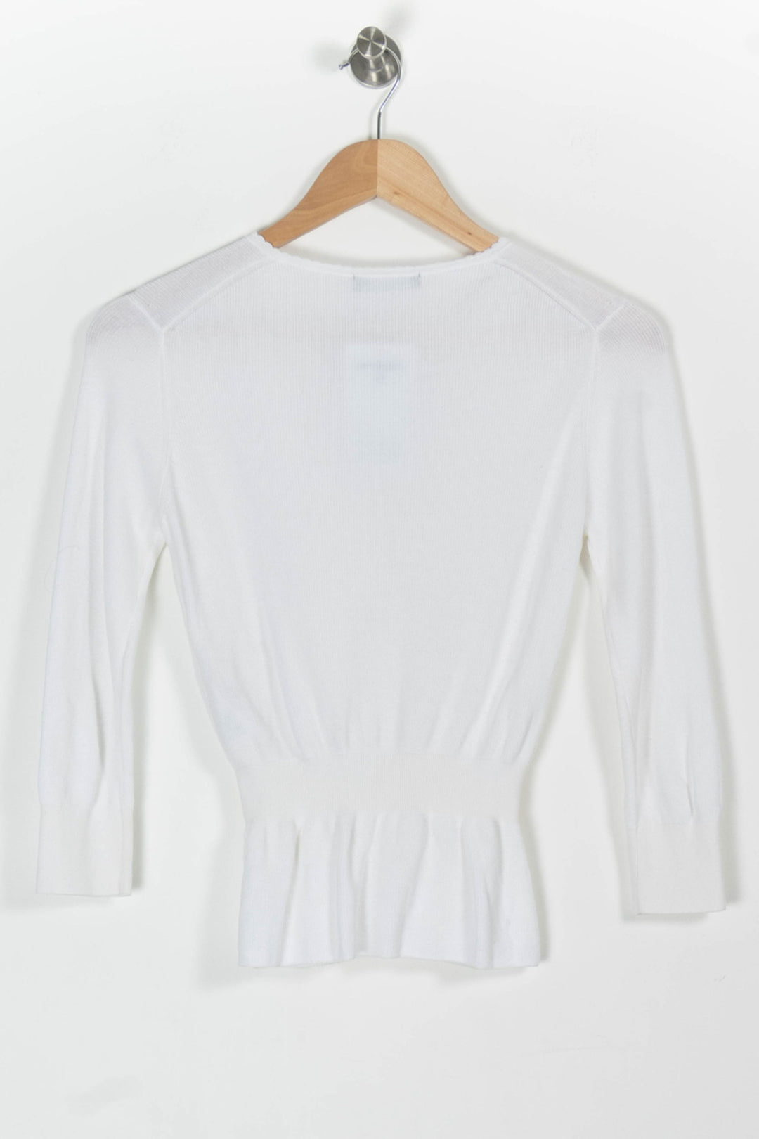 Cardigan Blanc - Taille XS/34 de la marque Tara Jarmon | PARAD97643 - Vendu par Paradigme - Image 4