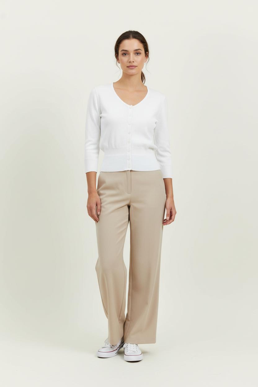 Cardigan Blanc - Taille XS/34 de la marque Tara Jarmon | PARAD97643 - Vendu par Paradigme - Image 1
