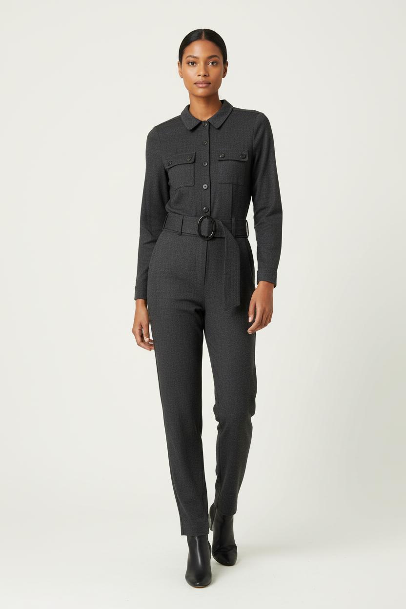 Combinaison Pantalon Grise - Taille M/38 de la marque Sézane | PARAD97646 - Vendu par Paradigme - Image 1
