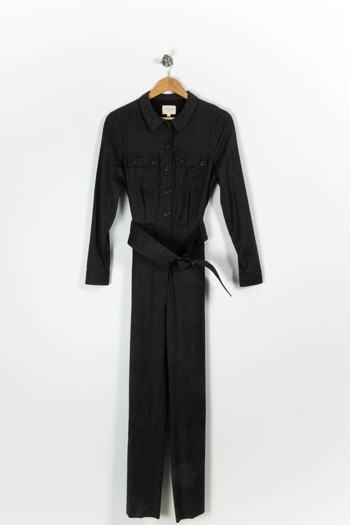 Combinaison Pantalon Grise - Taille M/38 de la marque Sézane | PARAD97646 - Vendu par Paradigme - Image 2