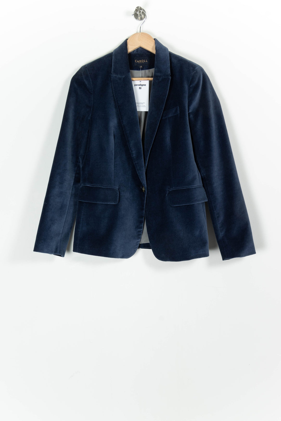 Blazer Bleu - Taille M/38 de la marque Caroll | PARAD97647 - Vendu par Paradigme - Image 2