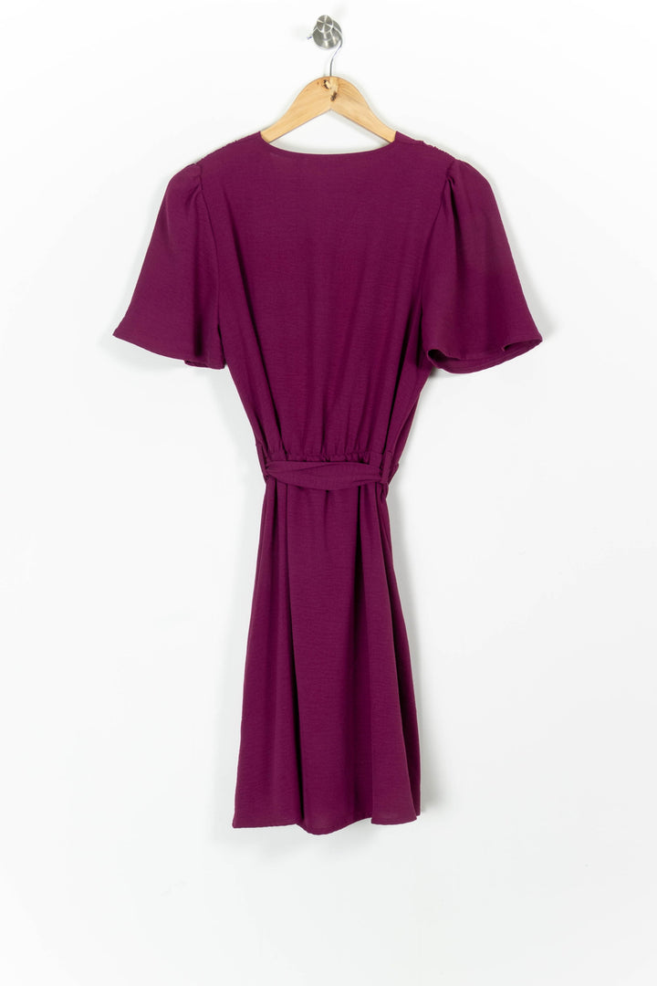Robe Portefeuille Violette - Taille M/38 de la marque La Fée Maraboutée | PARAD97649 - Vendu par Paradigme - Image 4