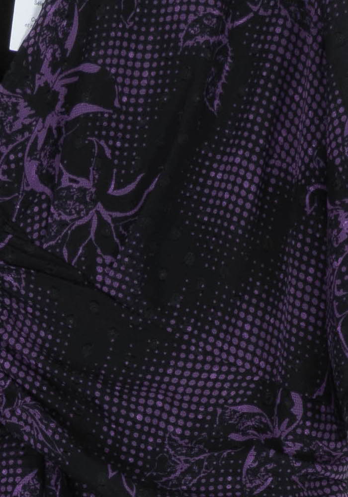 Robe Noire et Violette - Taille XL/42 de la marque IKKS | PARAD97653 - Vendu par Paradigme - Image 3