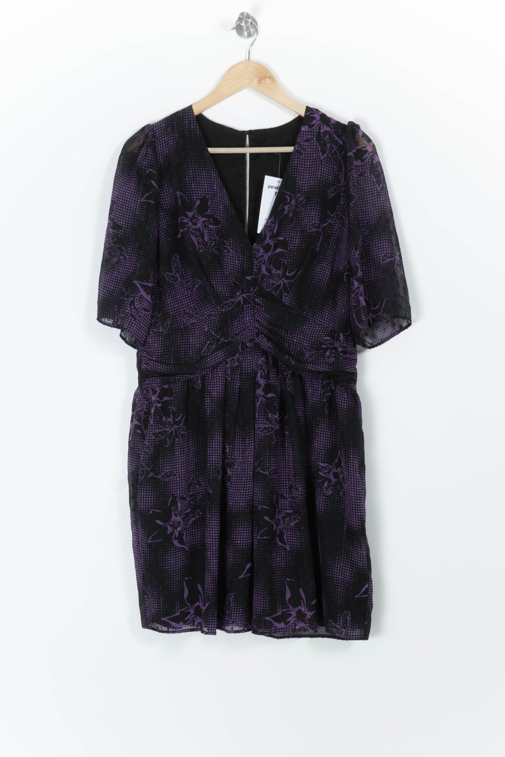 Robe Noire et Violette - Taille XL/42 de la marque IKKS | PARAD97653 - Vendu par Paradigme - Image 2