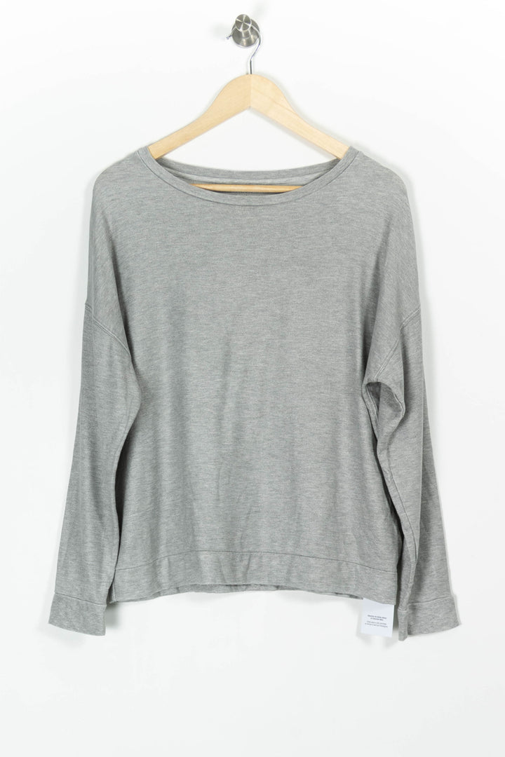 Tee-shirt Manches Longues Gris - Taille S/36 de la marque Majestic Filatures | PARAD97659 - Vendu par Paradigme - Image 2