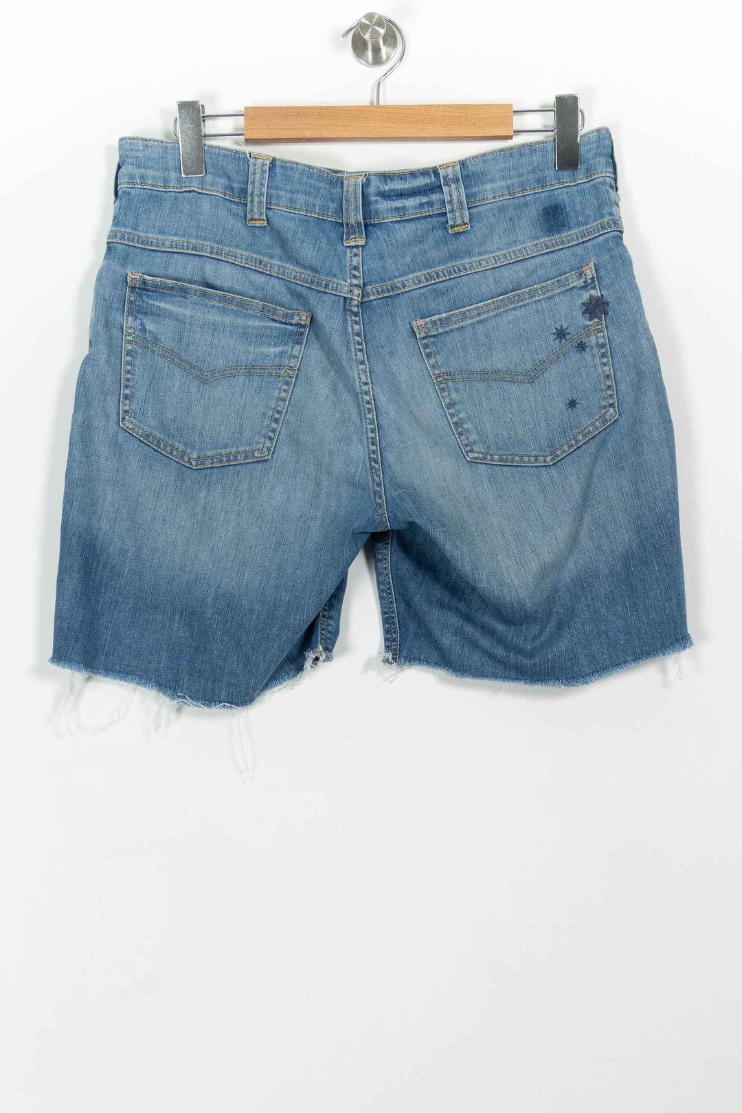 Short en Jean Bleu - Taille L/40 de la marque Sandro | PARAD97662 - Vendu par Paradigme - Image 4