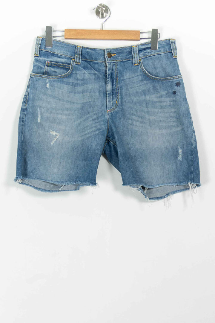Short en Jean Bleu - Taille L/40 de la marque Sandro | PARAD97662 - Vendu par Paradigme - Image 2