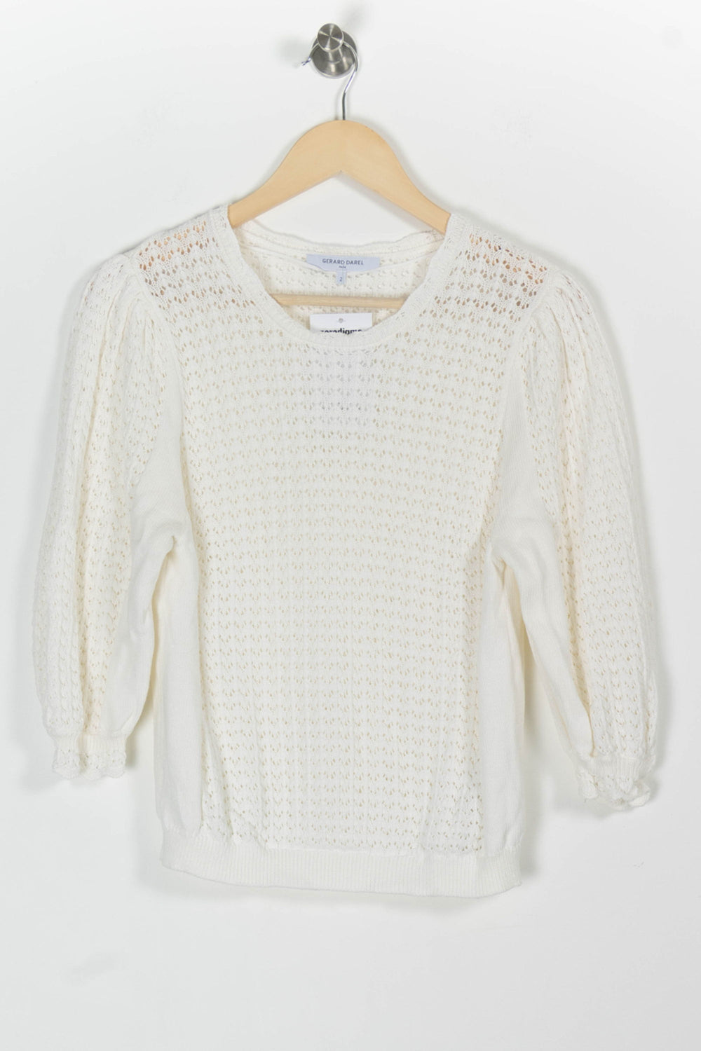 Pull Beige - Taille M/38 de la marque Gerard Darel | PARAD97664 - Vendu par Paradigme - Image 2
