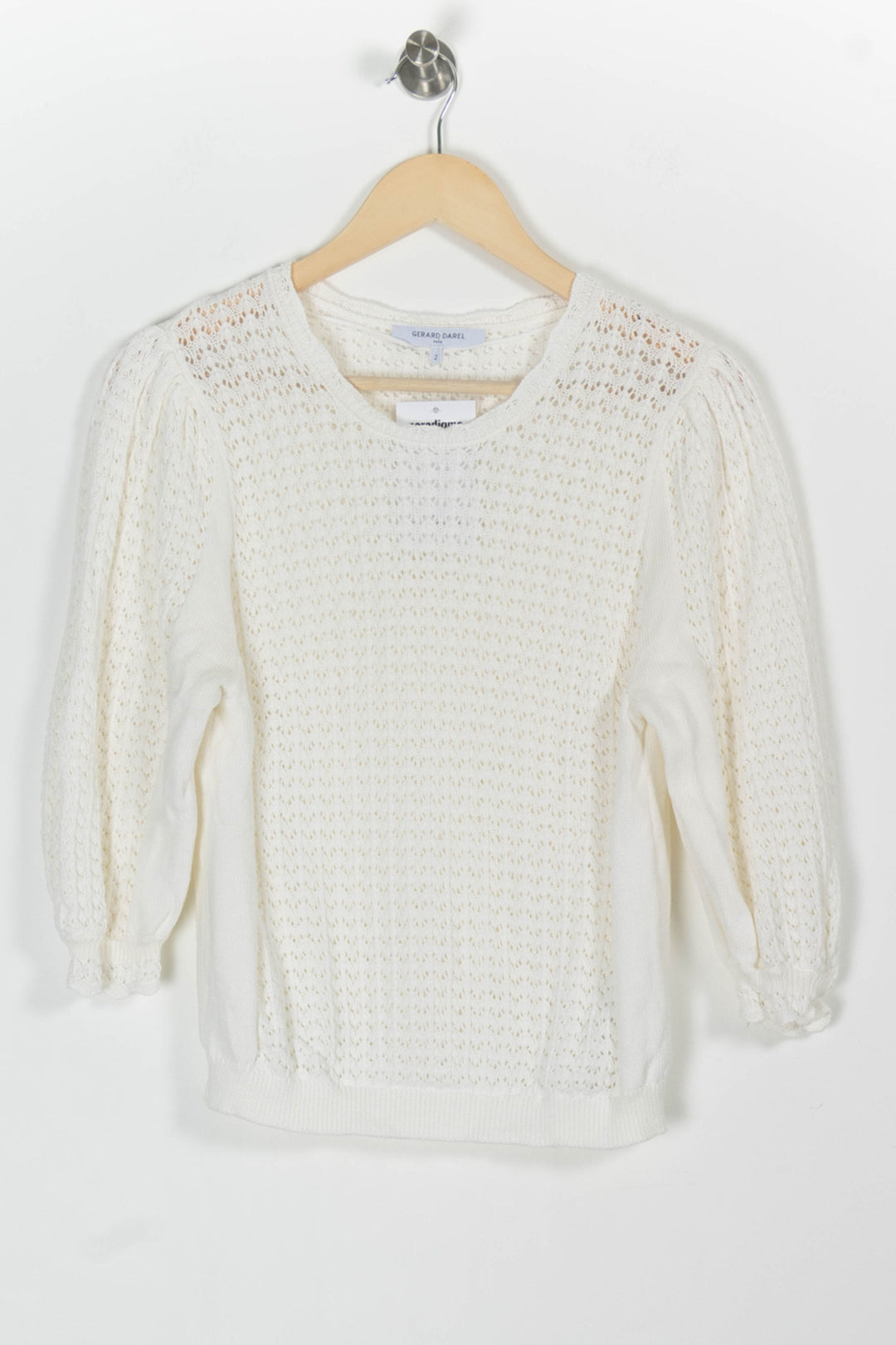 Pull Beige - Taille M/38 de la marque Gerard Darel | PARAD97664 - Vendu par Paradigme - Image 2