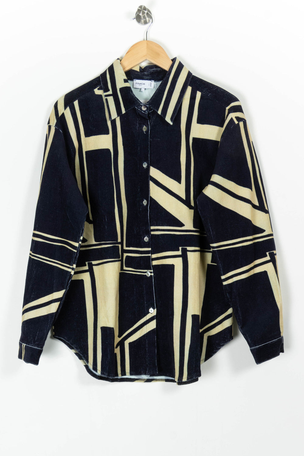 Chemise Bleu et Beige - Taille L/40 de la marque FRNCH | PARAD97666 - Vendu par Paradigme - Image 2