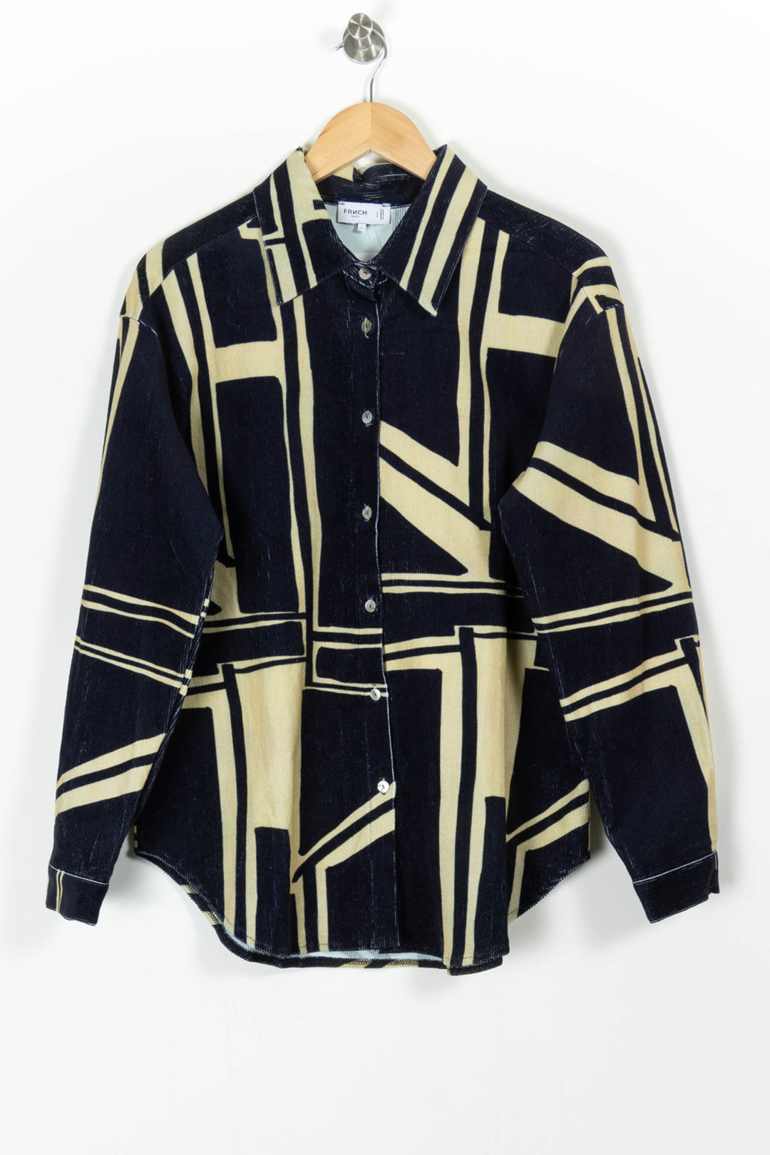 Chemise Bleu et Beige - Taille L/40 de la marque FRNCH | PARAD97666 - Vendu par Paradigme - Image 2