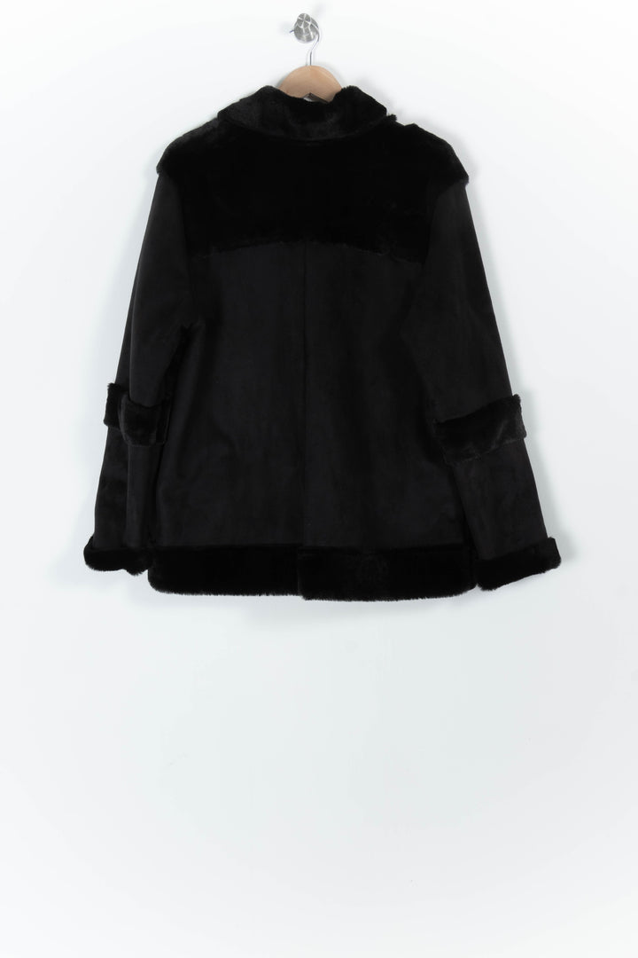 Manteau Noir - Taille XL/42 de la marque La Fée Maraboutée | PARAD97667 - Vendu par Paradigme - Image 4