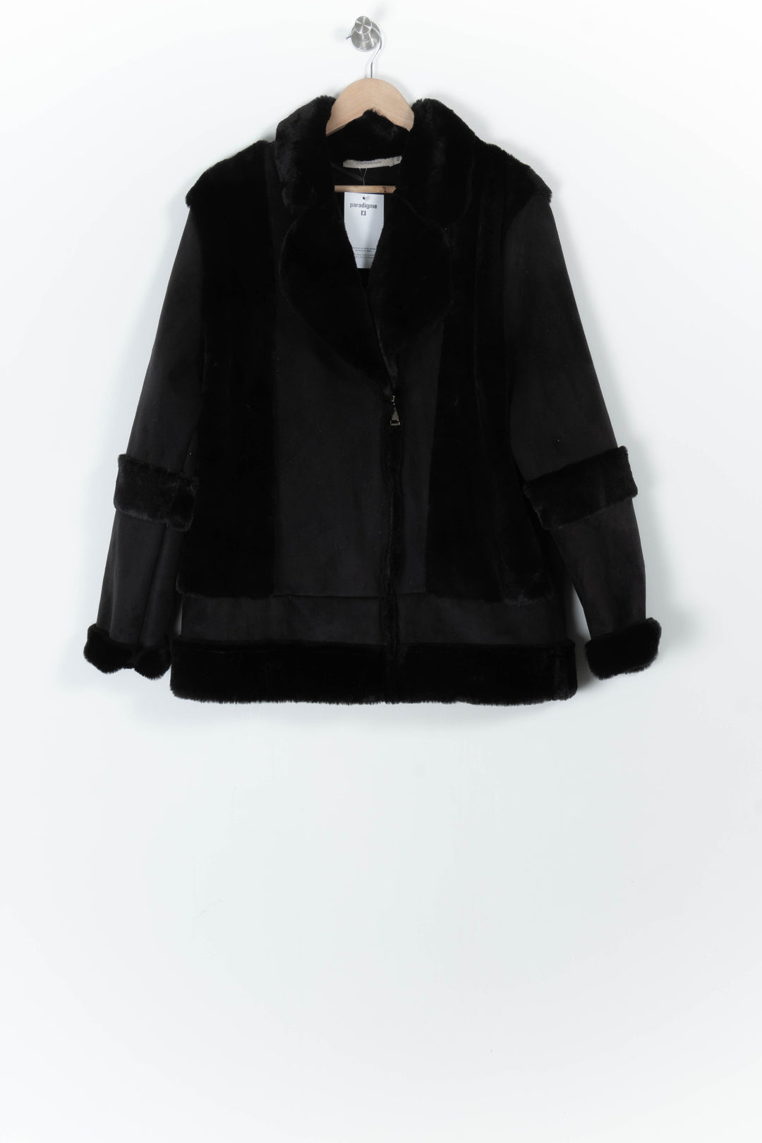 Manteau Noir - Taille XL/42 de la marque La Fée Maraboutée | PARAD97667 - Vendu par Paradigme - Image 2