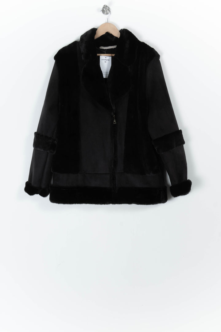 Manteau Noir - Taille XL/42 de la marque La Fée Maraboutée | PARAD97667 - Vendu par Paradigme - Image 2