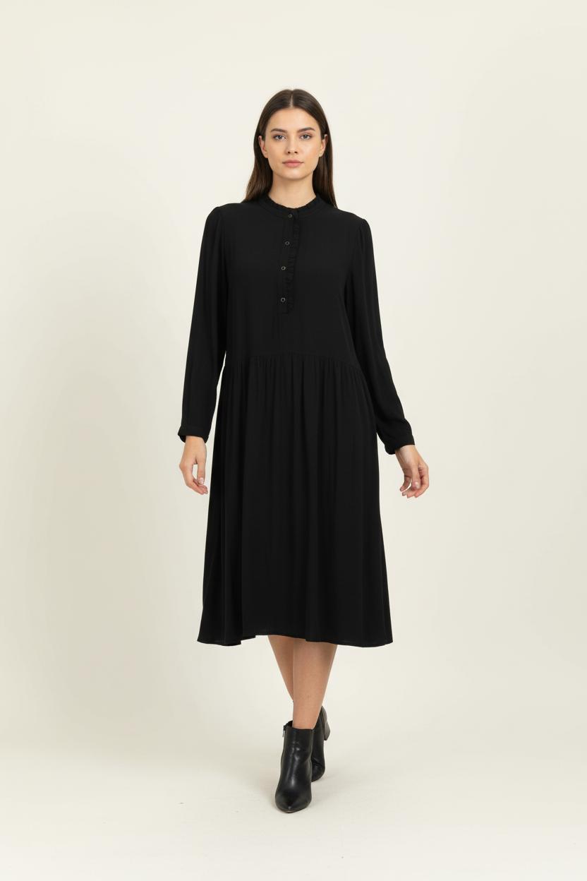 Robe Midi Noire - Taille L/40 de la marque Des petits hauts | PARAD97668 - Vendu par Paradigme - Image 1