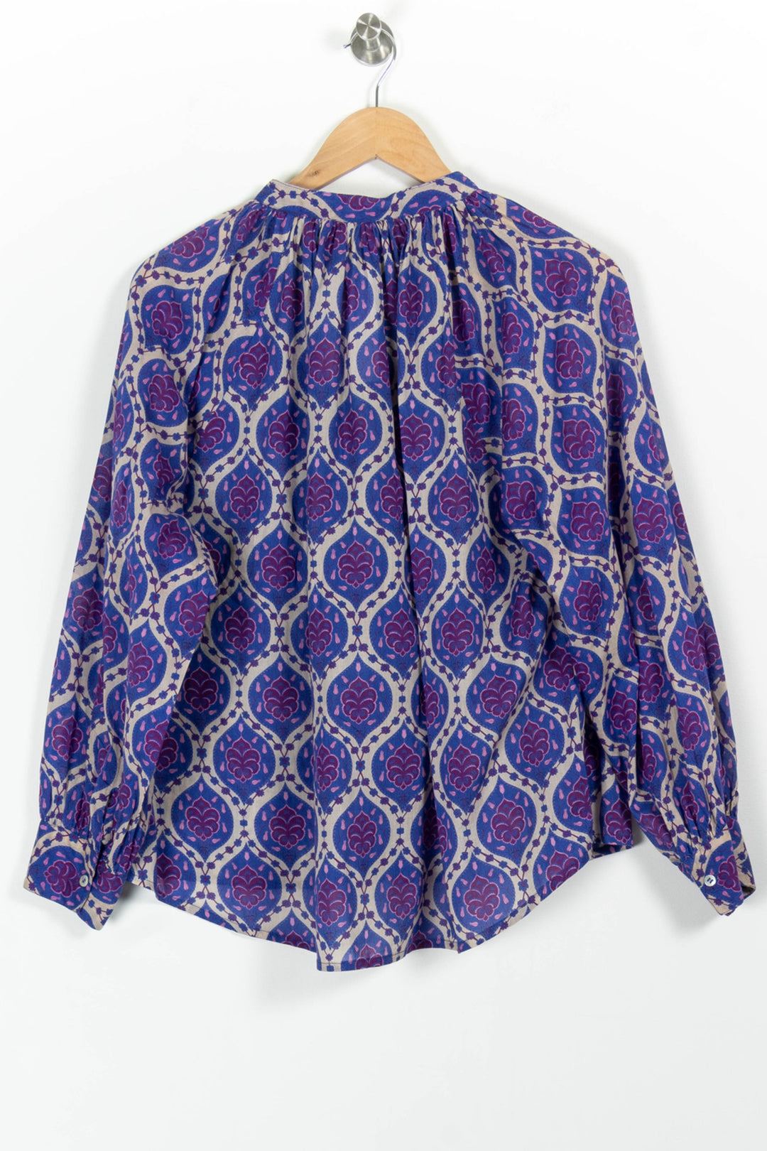 Blouse Bleue et Violette - Taille S/36 de la marque Petite Mendigote | PARAD97670 - Vendu par Paradigme - Image 4
