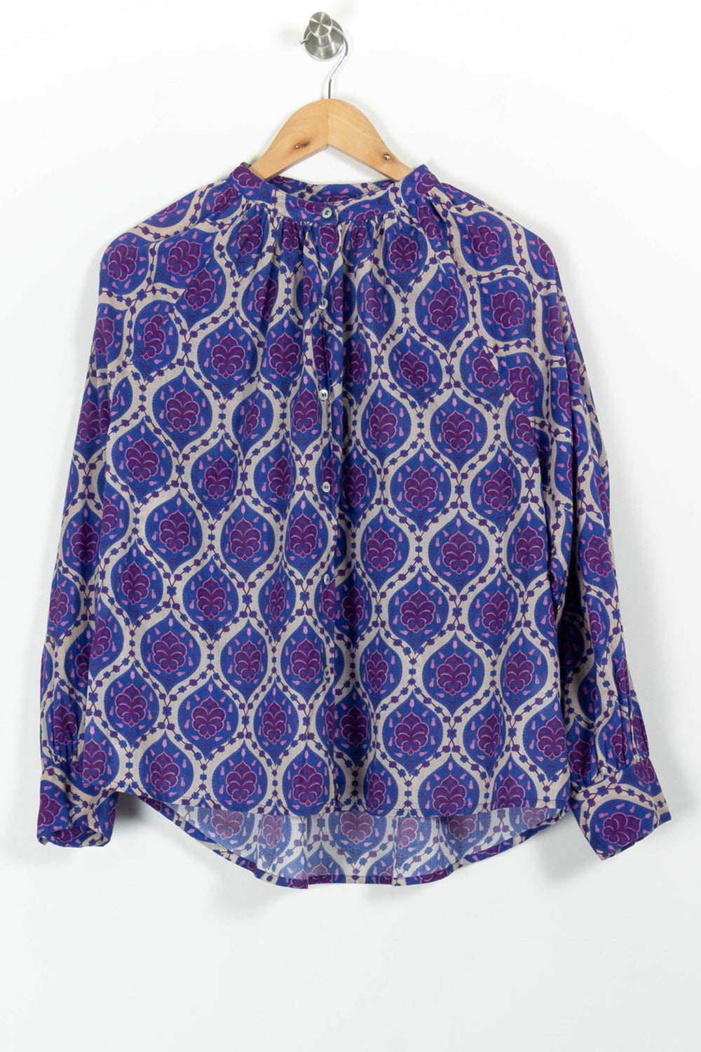 Blouse Bleue et Violette - Taille S/36 de la marque Petite Mendigote | PARAD97670 - Vendu par Paradigme - Image 2