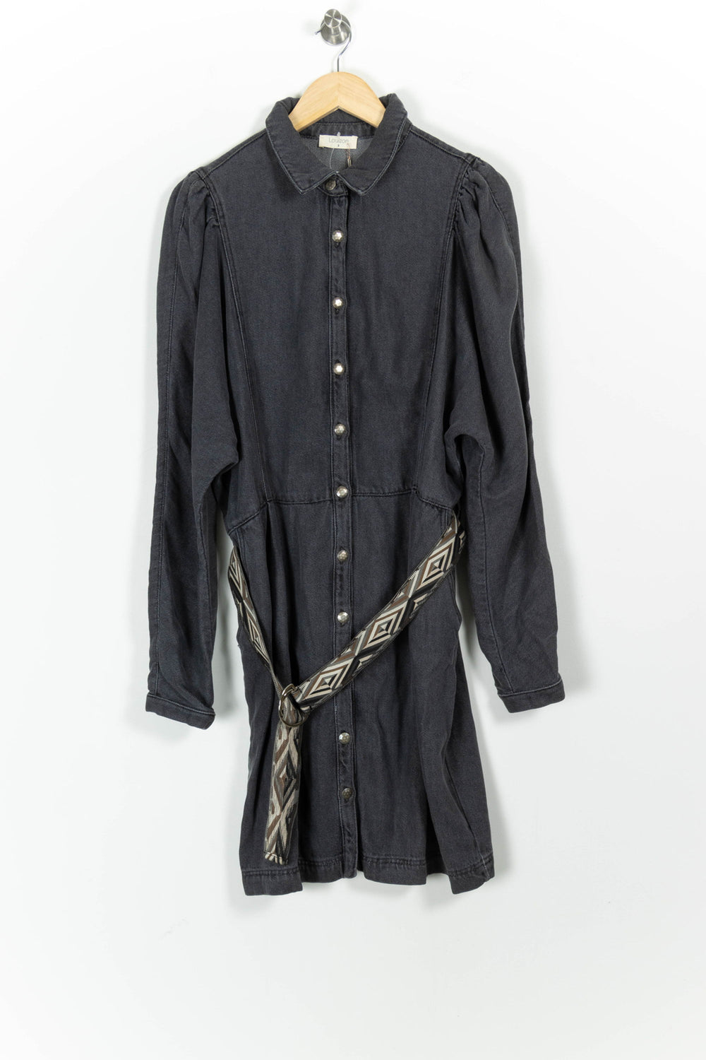 Robe Chemise Grise - Taille L/40 de la marque Louizon | PARAD97673 - Vendu par Paradigme - Image 2