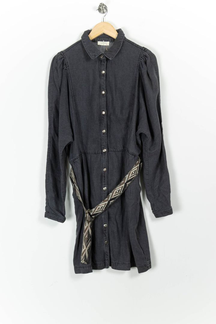 Robe Chemise Grise - Taille L/40 de la marque Louizon | PARAD97673 - Vendu par Paradigme - Image 2
