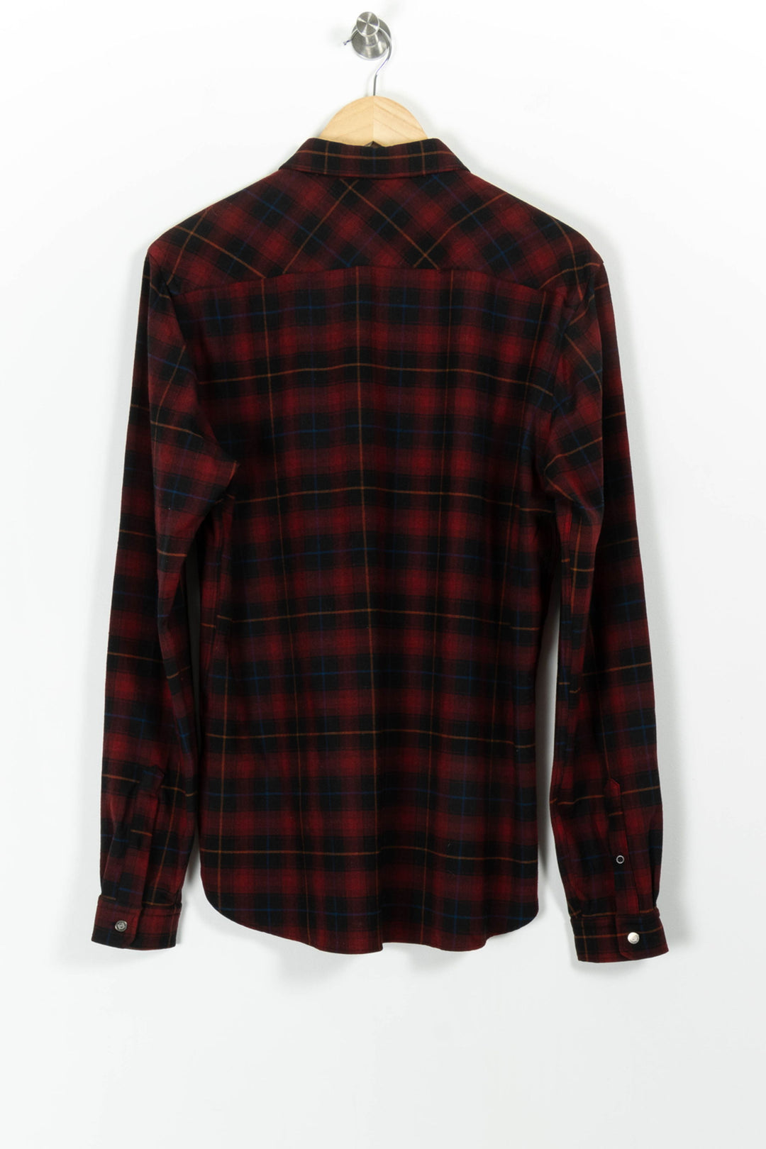 Chemise à Carreaux Bordeaux et Noir - Taille M/38 de la marque The Kooples - Sport | PARAD97674 - Vendu par Paradigme - Image 4