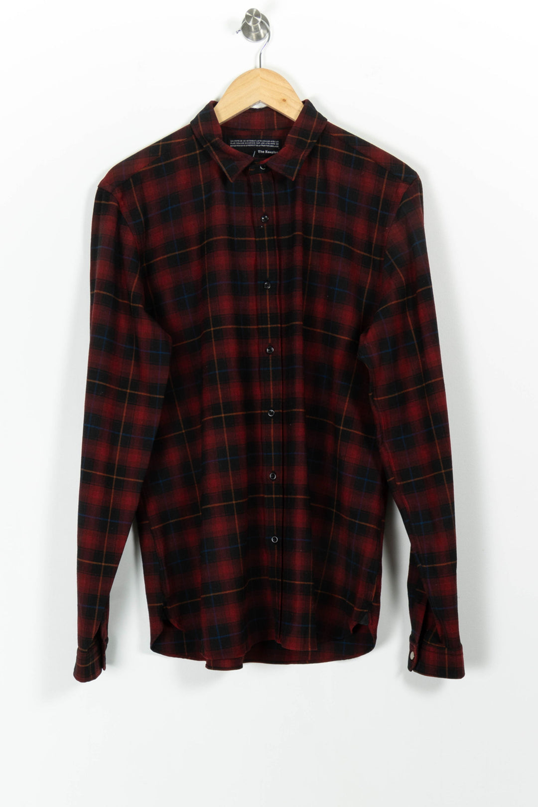Chemise à Carreaux Bordeaux et Noir - Taille M/38 de la marque The Kooples - Sport | PARAD97674 - Vendu par Paradigme - Image 2