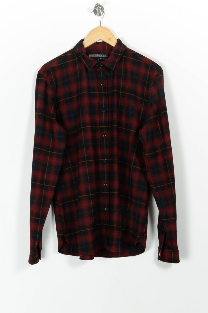 Chemise à Carreaux Bordeaux et Noir - Taille M/38 de la marque The Kooples - Sport | PARAD97674 - Vendu par Paradigme - Image 2