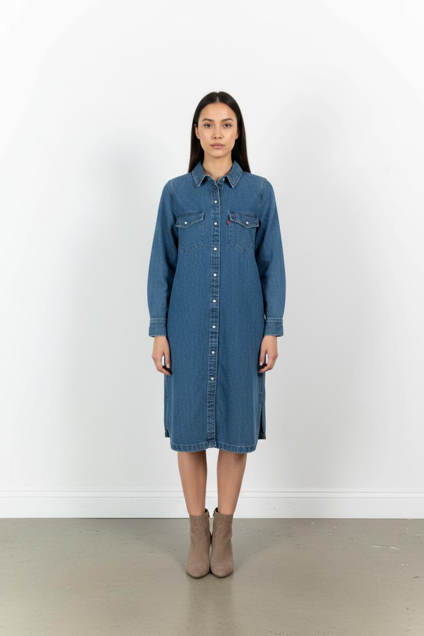 Robe chemise bleue - Taille S/36 de la marque Levi's | PARAD97675 - Vendu par Paradigme - Image 1