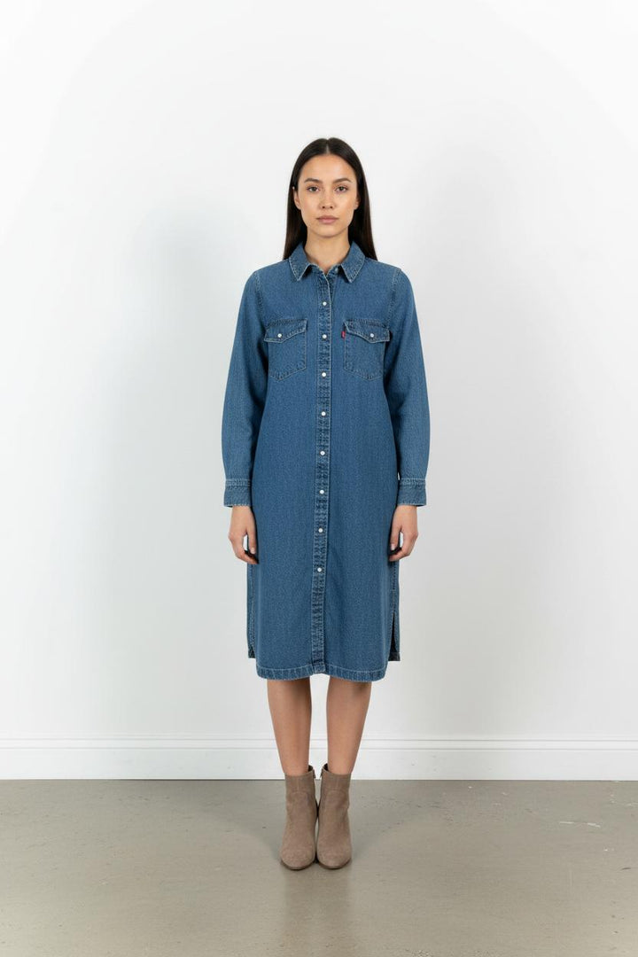 Robe chemise bleue - Taille S/36 de la marque Levi's | PARAD97675 - Vendu par Paradigme - Image 1