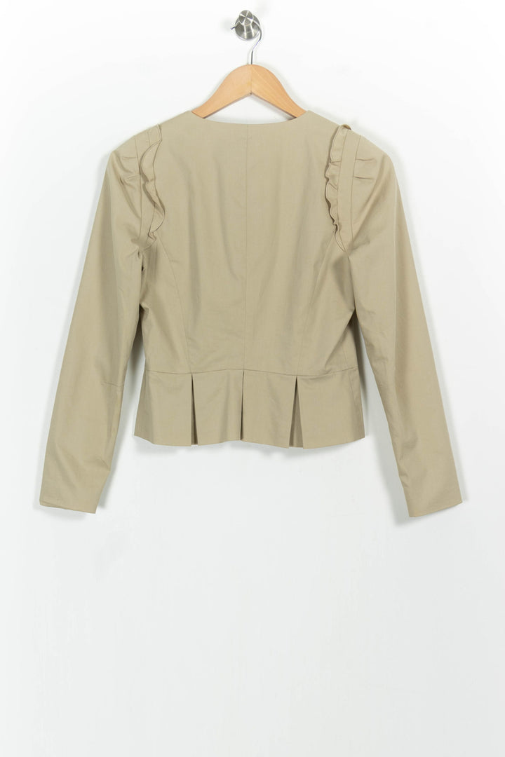Veste Beige - Taille S/36 de la marque Tara Jarmon | PARAD97678 - Vendu par Paradigme - Image 4