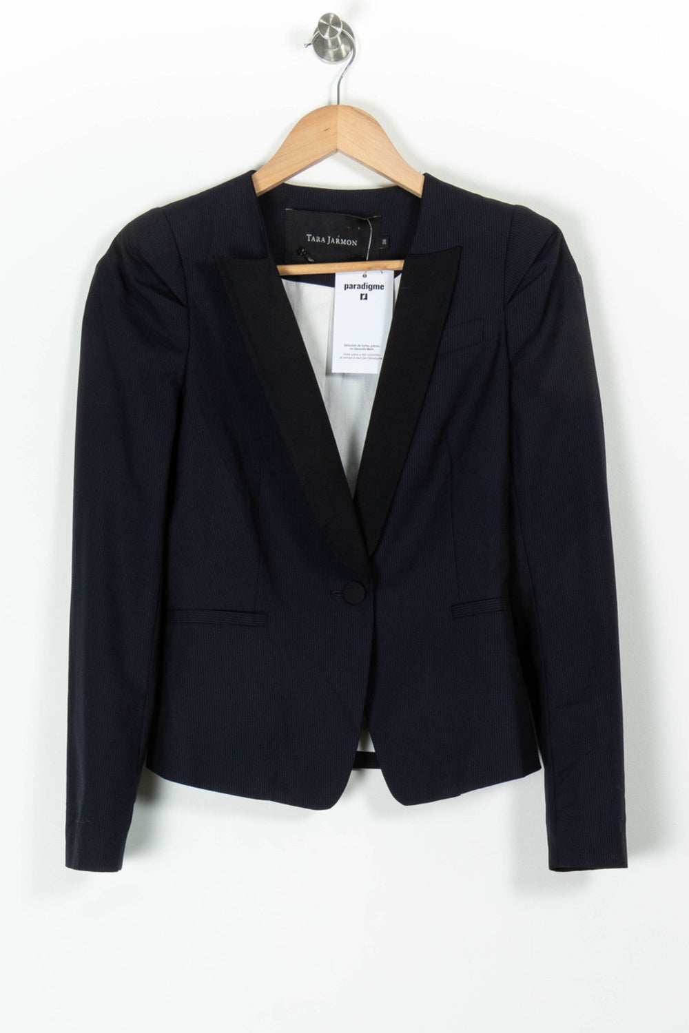 Blazer Bleu - Taille S/36 de la marque Tara Jarmon | PARAD97682 - Vendu par Paradigme - Image 2