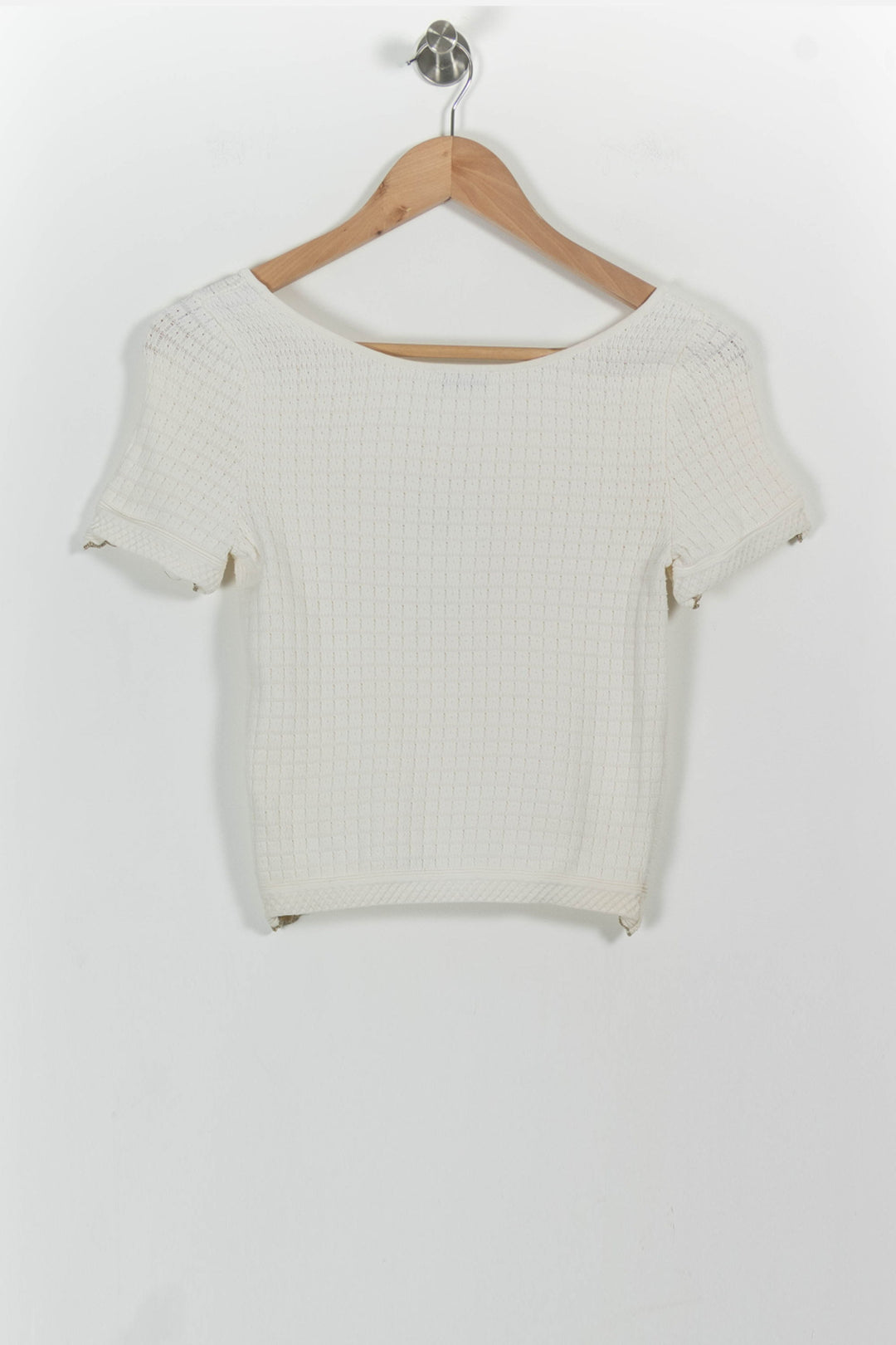 Top Beige - Taille S/36 de la marque Sandro | PARAD97685 - Vendu par Paradigme - Image 4