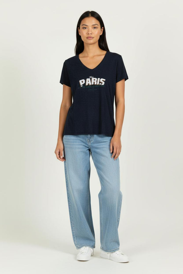 Tee-shirt Bleu - Taille L/40 de la marque IKKS | PARAD97690 - Vendu par Paradigme - Image 1
