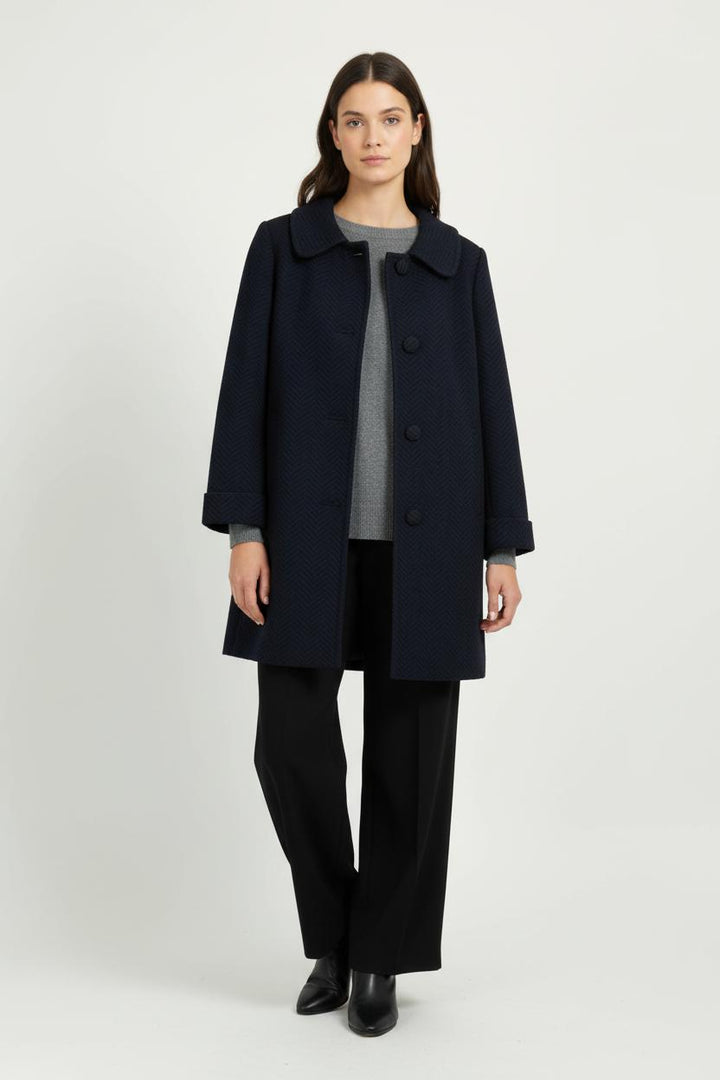 Manteau Bleu - Taille L/40 de la marque Claudie Pierlot | PARAD97701 - Vendu par Paradigme - Image 1