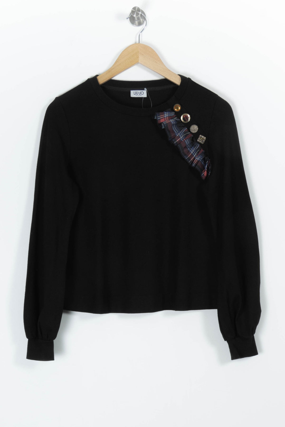 Sweatshirt Noir - Taille XS/34 de la marque Liu Jo | PARAD97710 - Vendu par Paradigme - Image 2