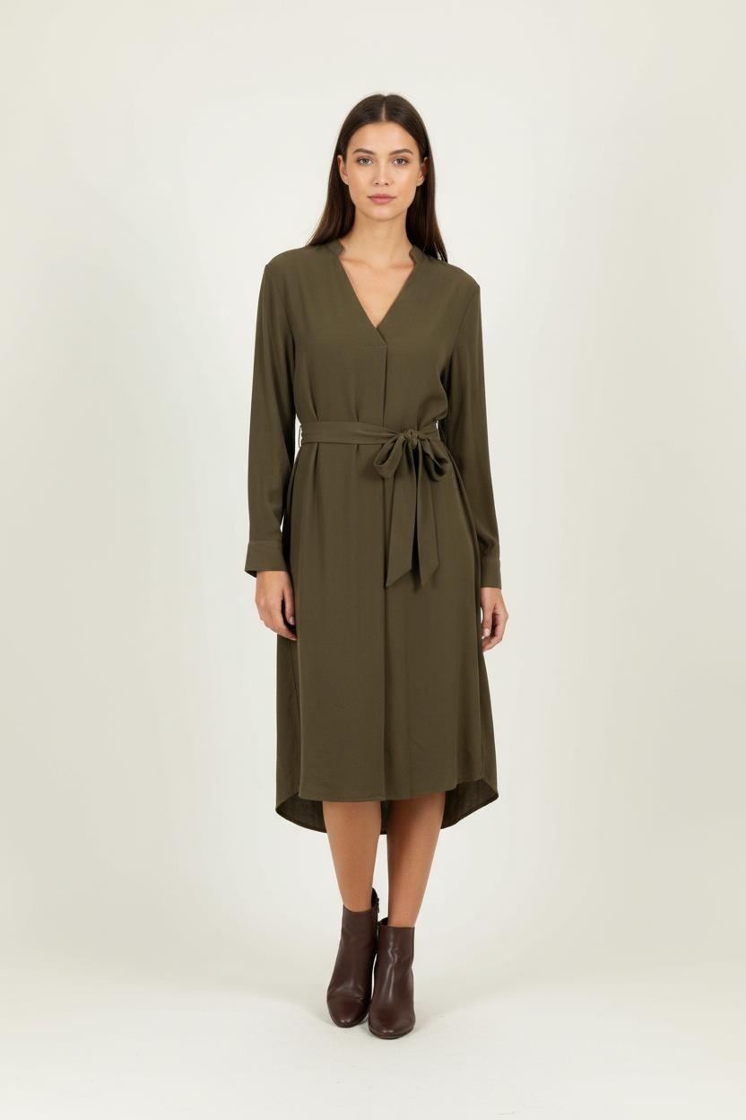 Robe Midi Verte - Taille S/36 de la marque Imperial | PARAD97713 - Vendu par Paradigme - Image 1