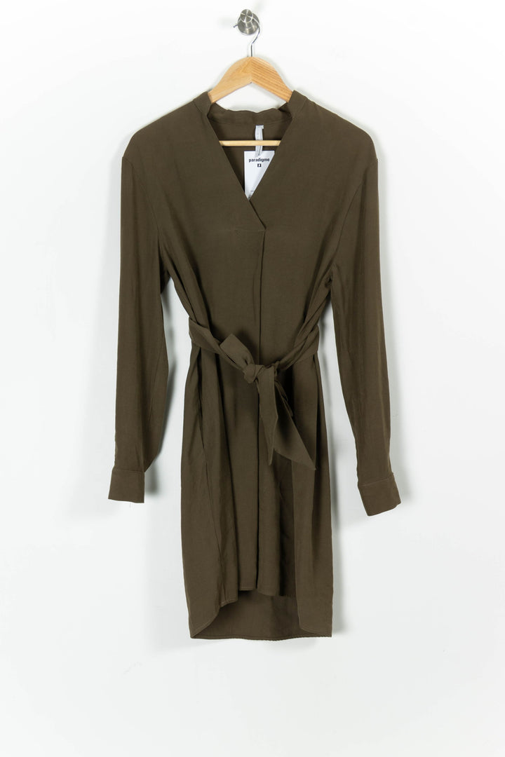 Robe Midi Verte - Taille S/36 de la marque Imperial | PARAD97713 - Vendu par Paradigme - Image 2