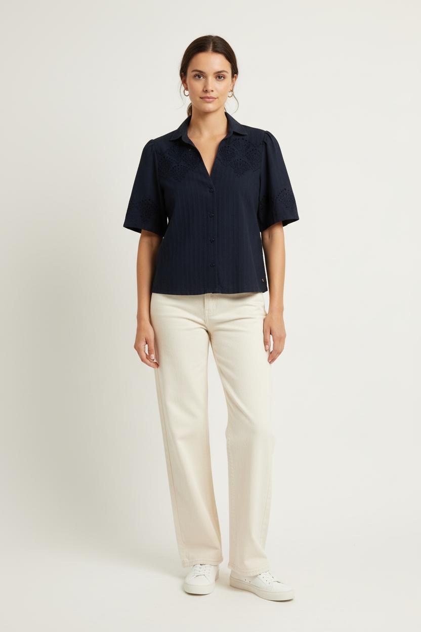 Chemisette Bleue - Taille XS/34 de la marque Des petits hauts | PARAD97717 - Vendu par Paradigme - Image 1
