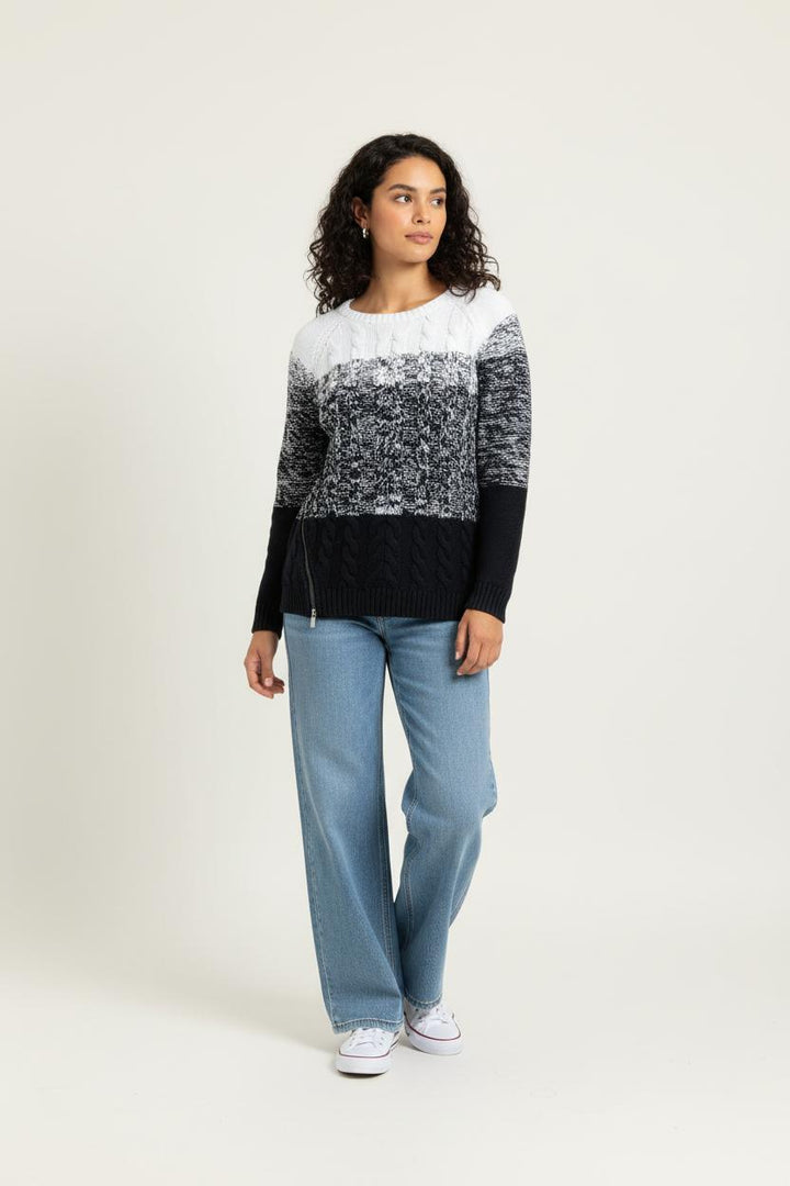 Pull Bleu et Blanc - Taille S/36 de la marque Comptoir des Cotonniers | PARAD97718 - Vendu par Paradigme - Image 1